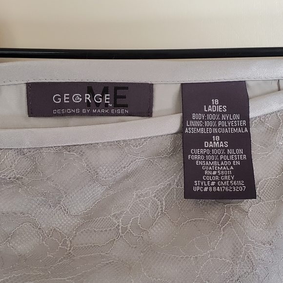 George Designs by Mark Eisen Lace Skirt Ladies size 18 - Picture 5 of 5